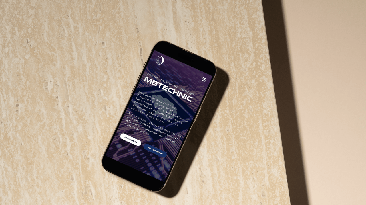 vue smartphone site web consultant électronique toulouse