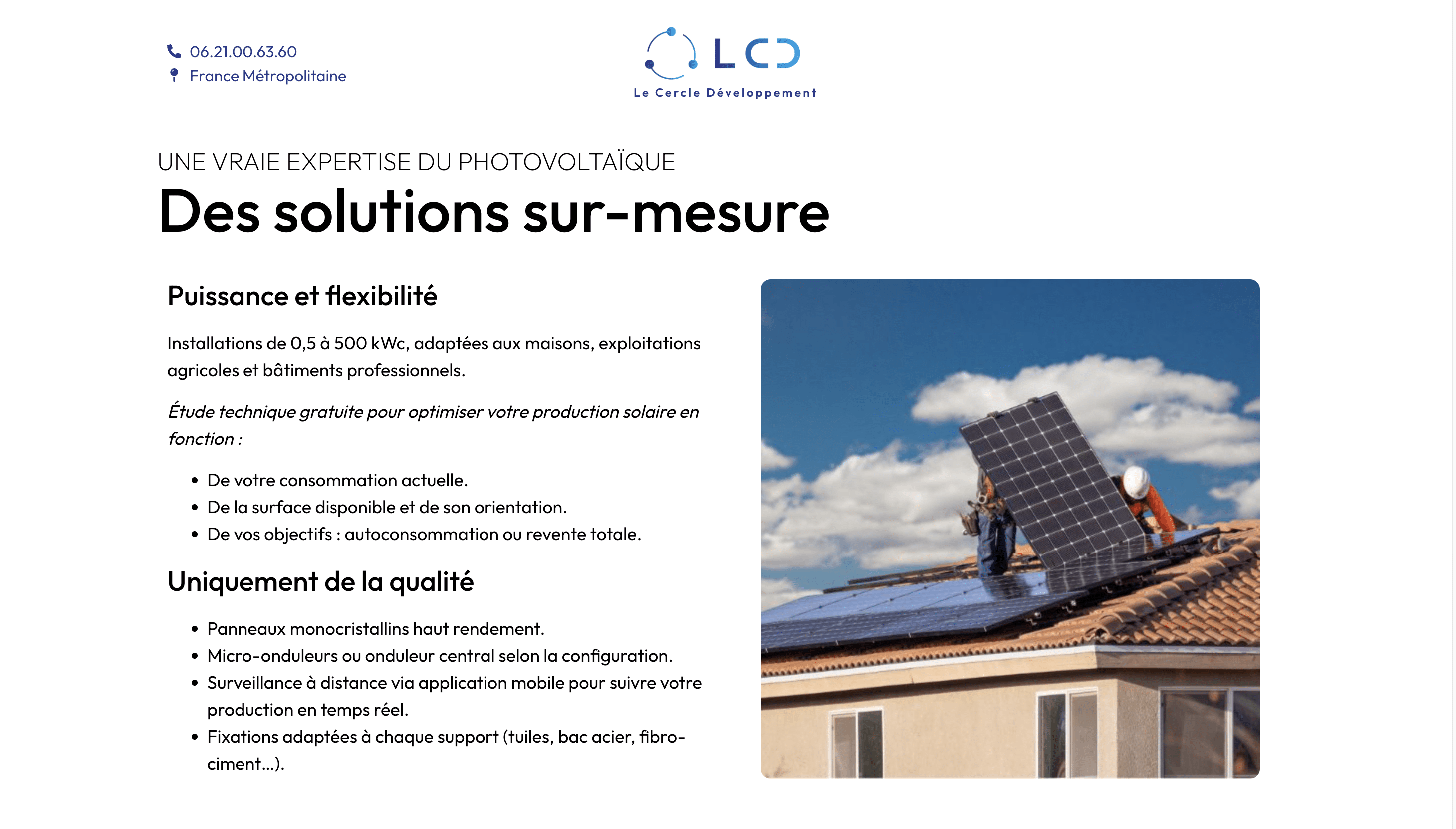 création site internet toulouse panneaux solaires