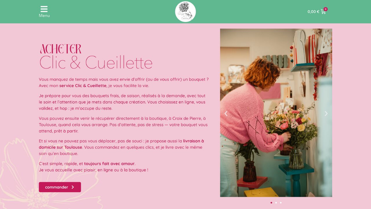 extrait du site web le singe au dahlia toulouse