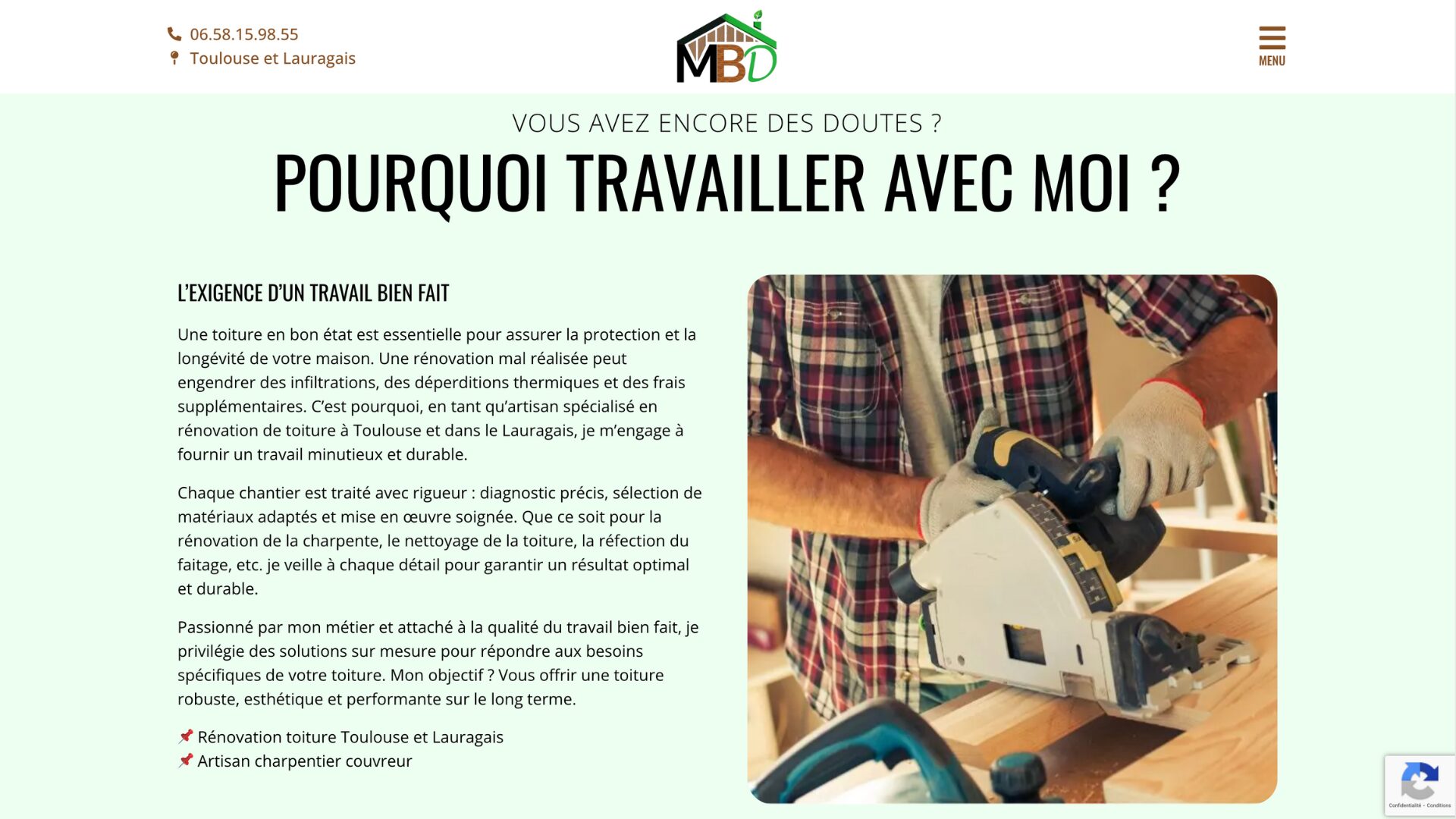 page web site maison bois durable